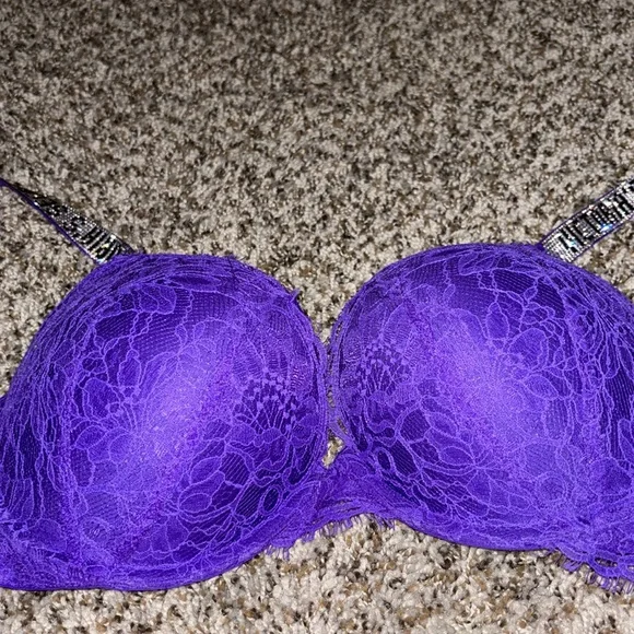 Purple Lace Victoria’s Secret Bra 36D - Picture 2 of 6